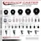 Service Caster 3'' Phenolic Wheel Swivel Top Plate Caster Set with 2 Posi Brakes 2 Rigid, 4PK SCC-20S314-PHR-PLB-2-R-2 - alternate 4